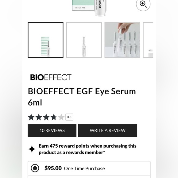 BNIB Bioeffect EGF Eye Serum full size ➕ bonus Bioeffect Eye Mask❗️ - Picture 5 of 8